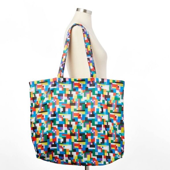 LEGO Reusable Urban Brick Lightweight Tote Bag nwt - Picture 2 of 4